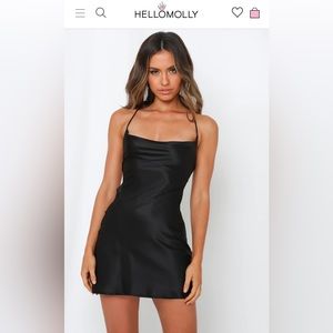 Hello Molly Closer to Home black dress never worn size 6